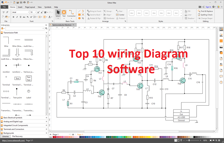 Top 10 wiring diagram software
