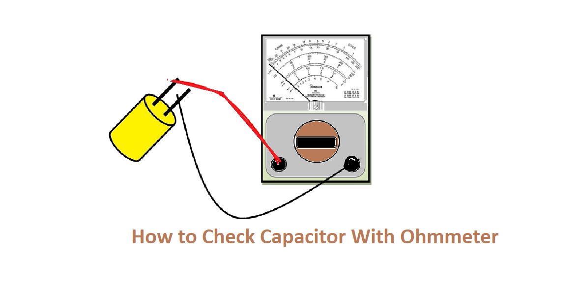 test capacitor with ohm meter