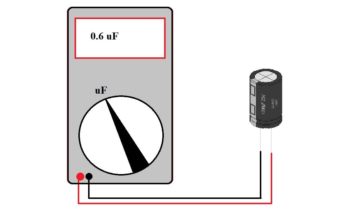 How to test capacitor with multimeter
